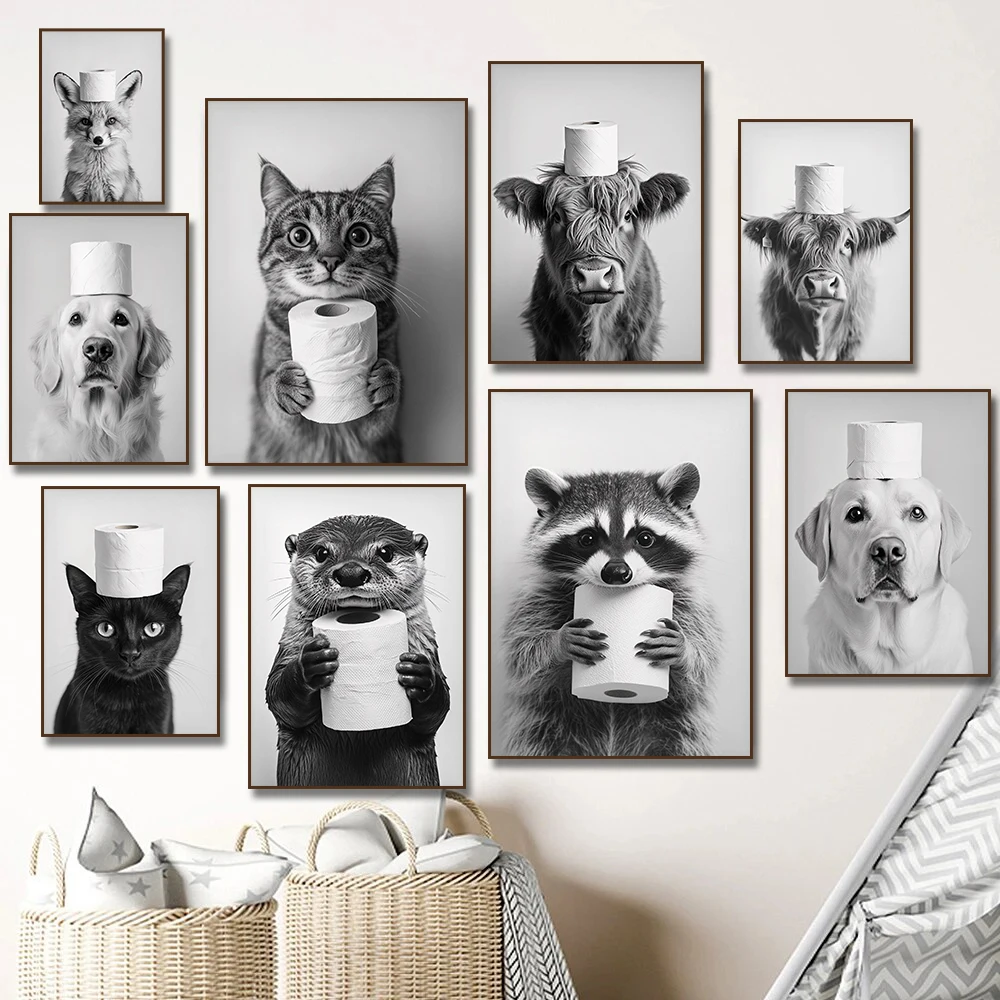 Home Cinema Classic - Highland Cow Otter Cat Raccoon with