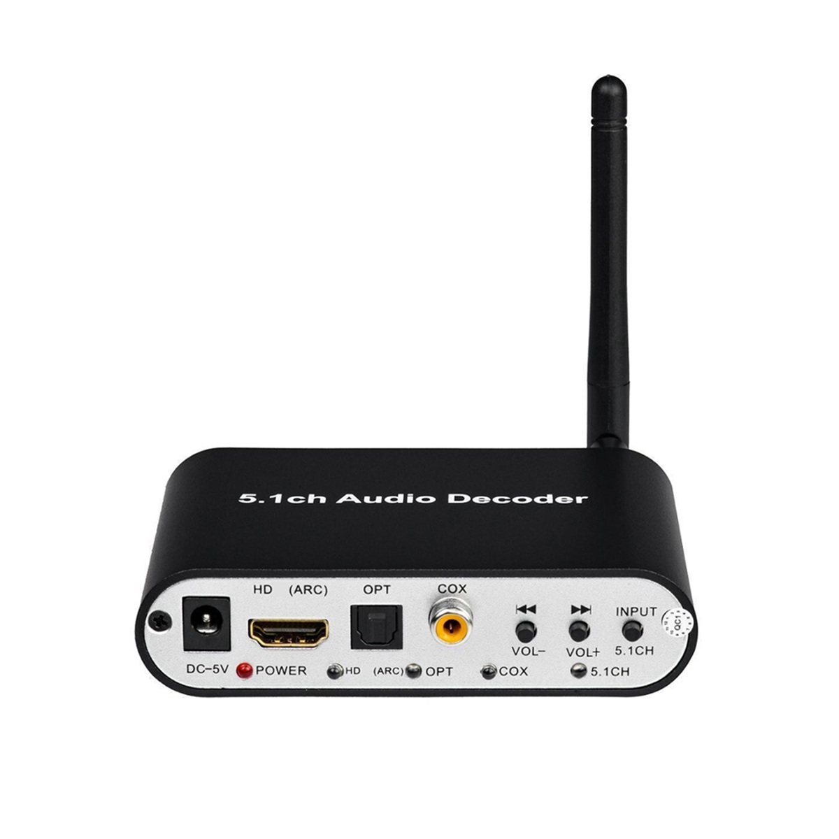 Surround Sound Decoder - AU47-DAC651C 5.1 Audio Decoder Bluetooth 5.0