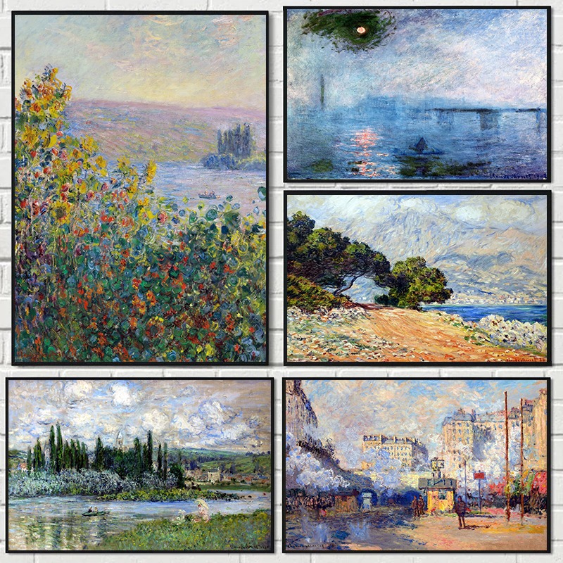 Home Cinema Classic - Art Canvas Paintings Famous Impressionist Landscapes