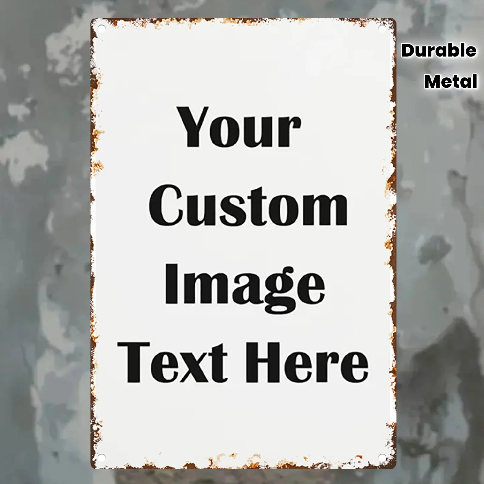 Custom Photo & Text Tin Sign - - Home Cinema Classic review and price