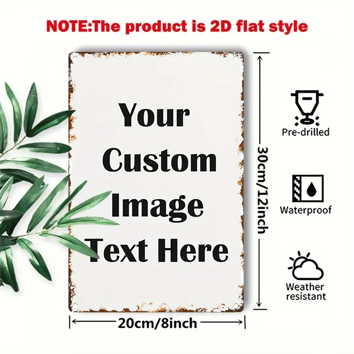 Custom Photo & Text Tin Sign - - Home Cinema Classic review and price