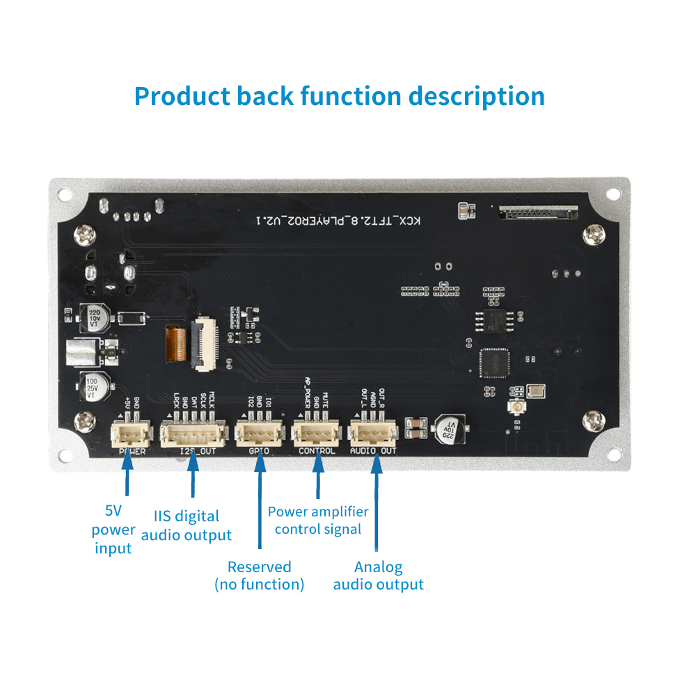 2.8 inch TFT Color Screen Blue - Surround Sound Decoder review and price