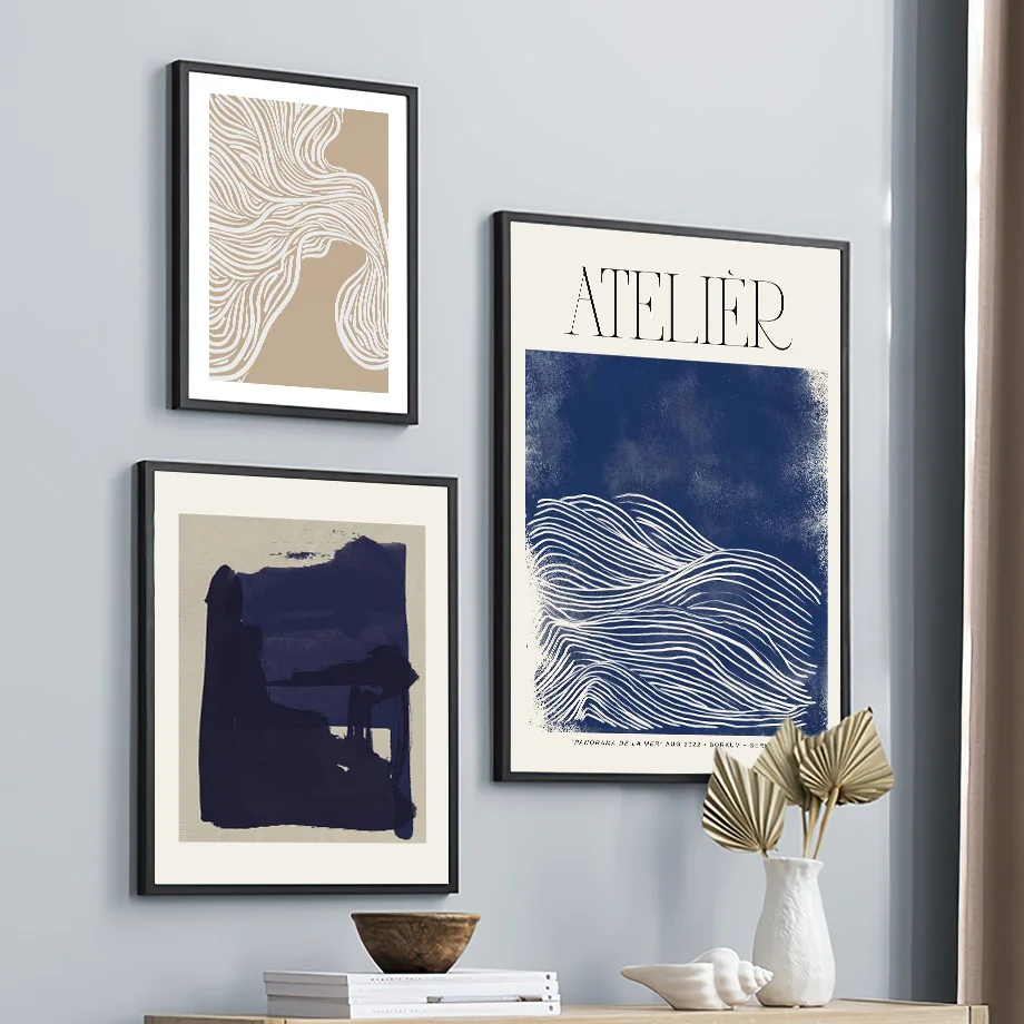 Abstract Blue Vintage Posters  - Home Cinema Classic review and price