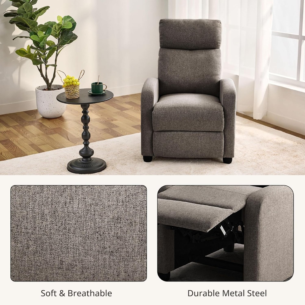 Modern Manual Push Back Reclin - Home Cinema Couch review and price